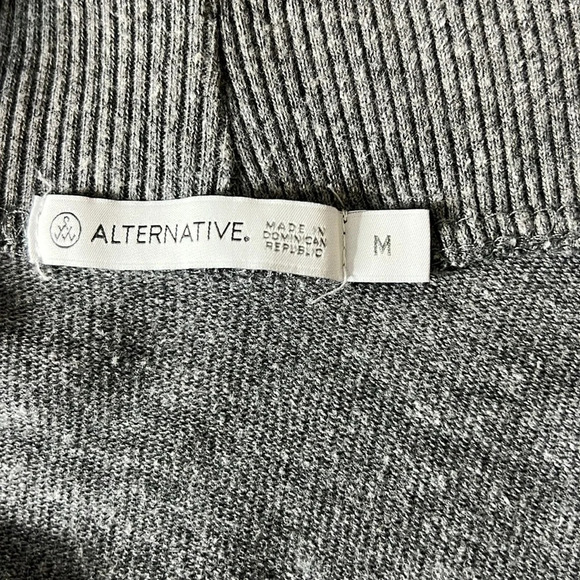 Alternative Apparel Heather Gray Women’s Size M Cardigan Pockets & Thumb Holes - Picture 10 of 10
